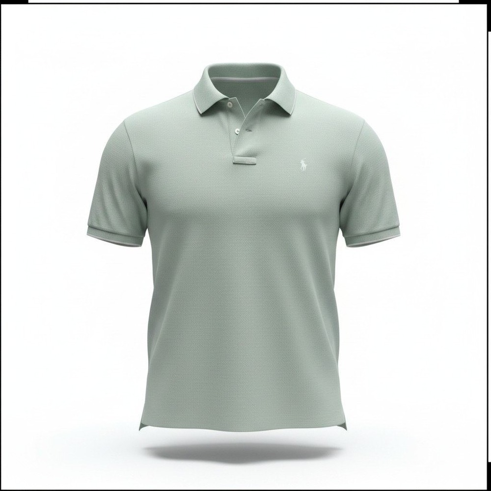Polo Ralph Lauren Polo Shirt Mens 4XB Green Classic Fit Short Sleeve Big & Tall
